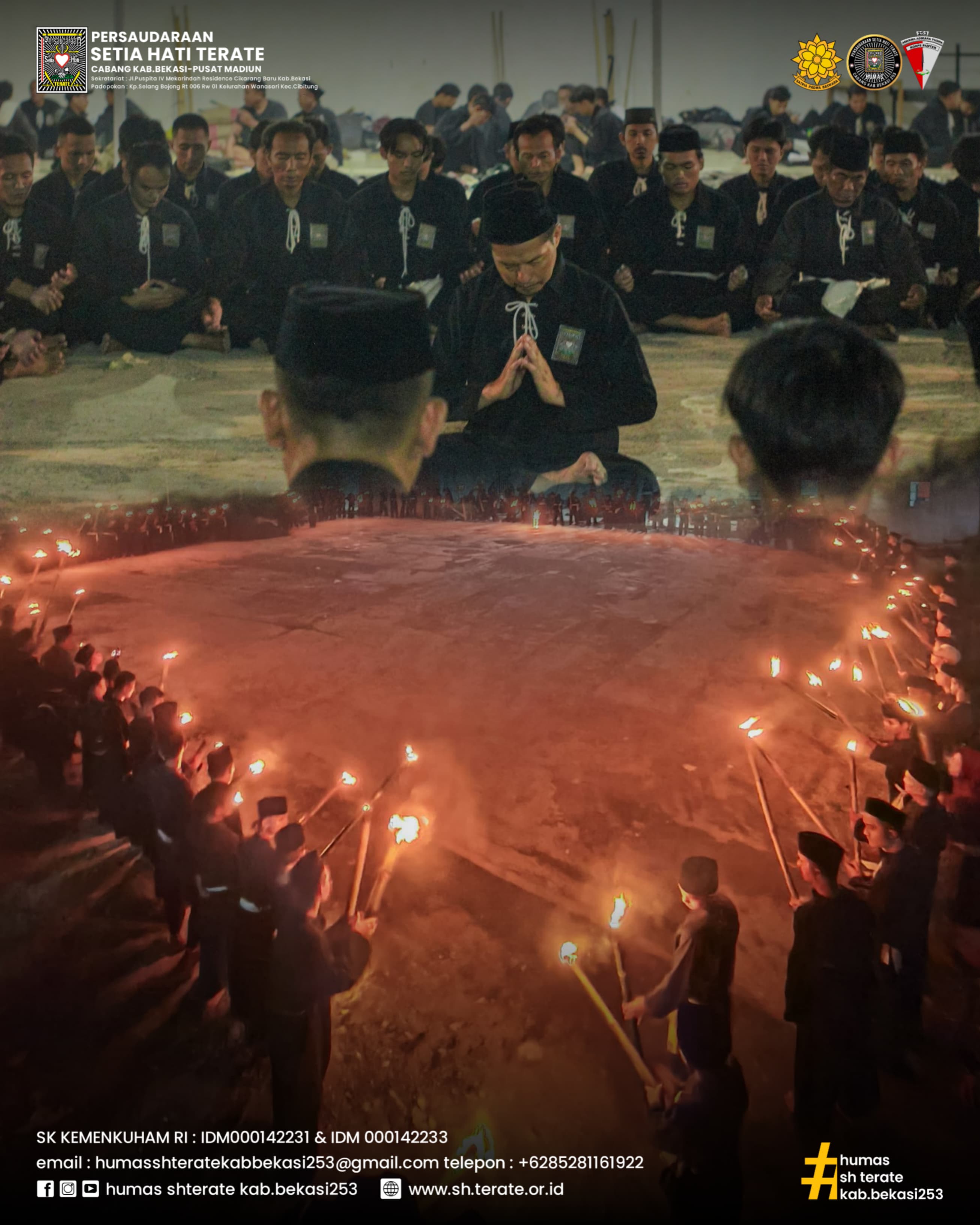 Giat sakral Tahunan Malam satu Suro dilaksanakan penuh khidmat. Pawai obor, doa bersama dan Tirakatan